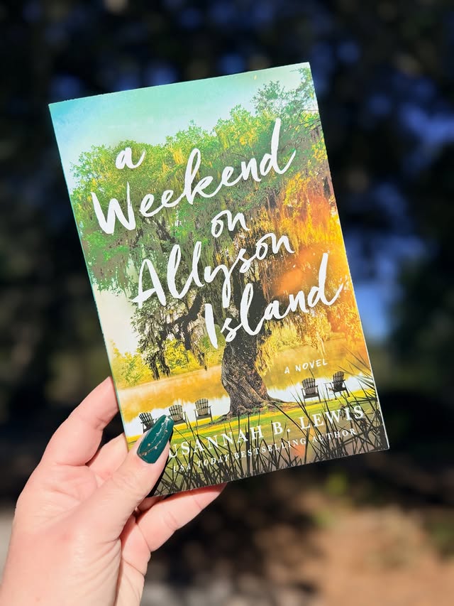 Instagram post by @dana.loves.books for TLC Book Tours. Caption reads: A Weekend on Allyson Island
@whoasusannahblog....