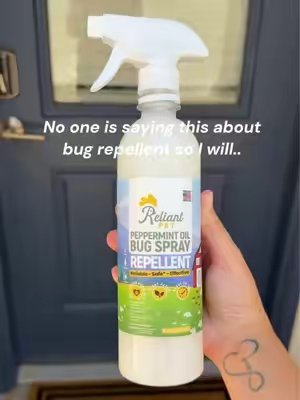 TikTok post by @summeradela1 for Reliant Pet. Caption reads: [...] #naturalproducts #bugspray @Reliant Pet.
