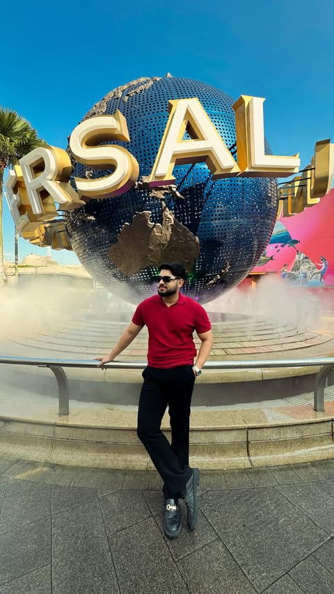 Instagram post by @i_am_rahulchauhan18 for VisitSingapore. Caption reads: [...] lifestyle come together seamlessly.....