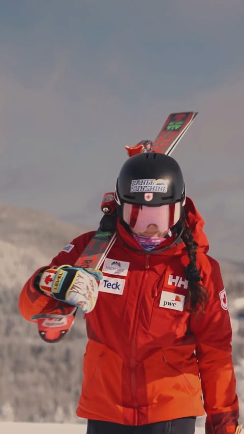 Instagram post by @alpinecanadawomen for Helly Hansen. Caption reads: 🇨🇦 Teamwork makes the dream work! 
Every early....