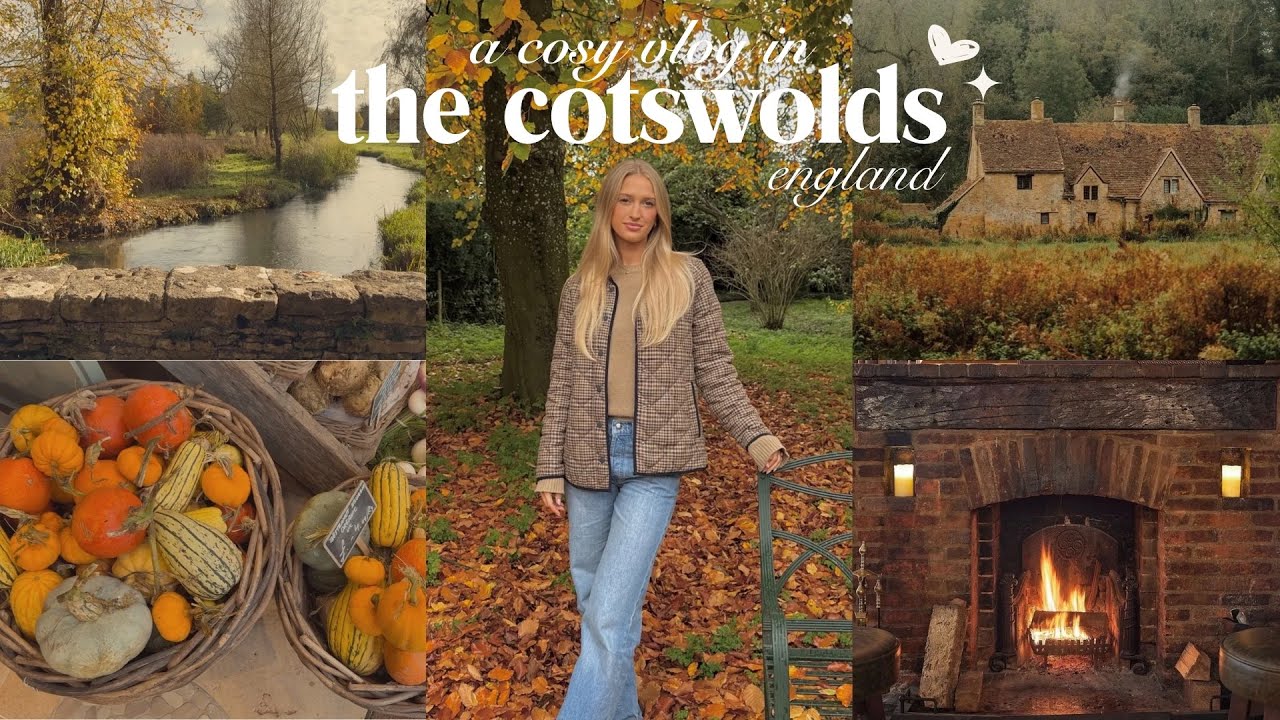 YouTube post by @HannahAdkins for Zara Home. Caption reads: a cosy countryside vlog.