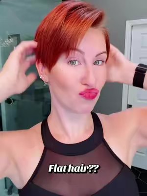 TikTok post by @msbrandeelynne for BOLDIFY. Caption reads: [...] favorite volume powder for flat hair!!....