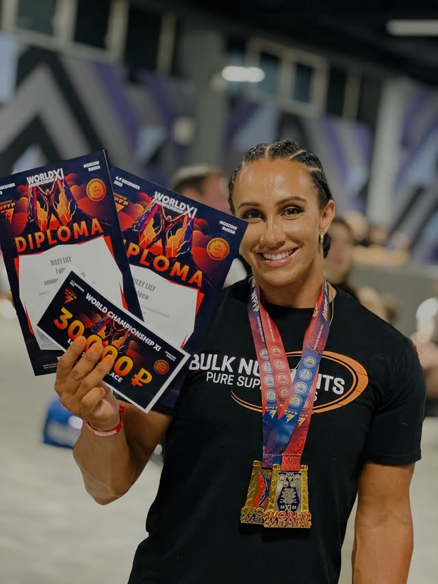 Instagram post by @lilyrileycoach for Bulk Nutrients. Caption reads: [...] 

Fuelled by @bulknutrients.