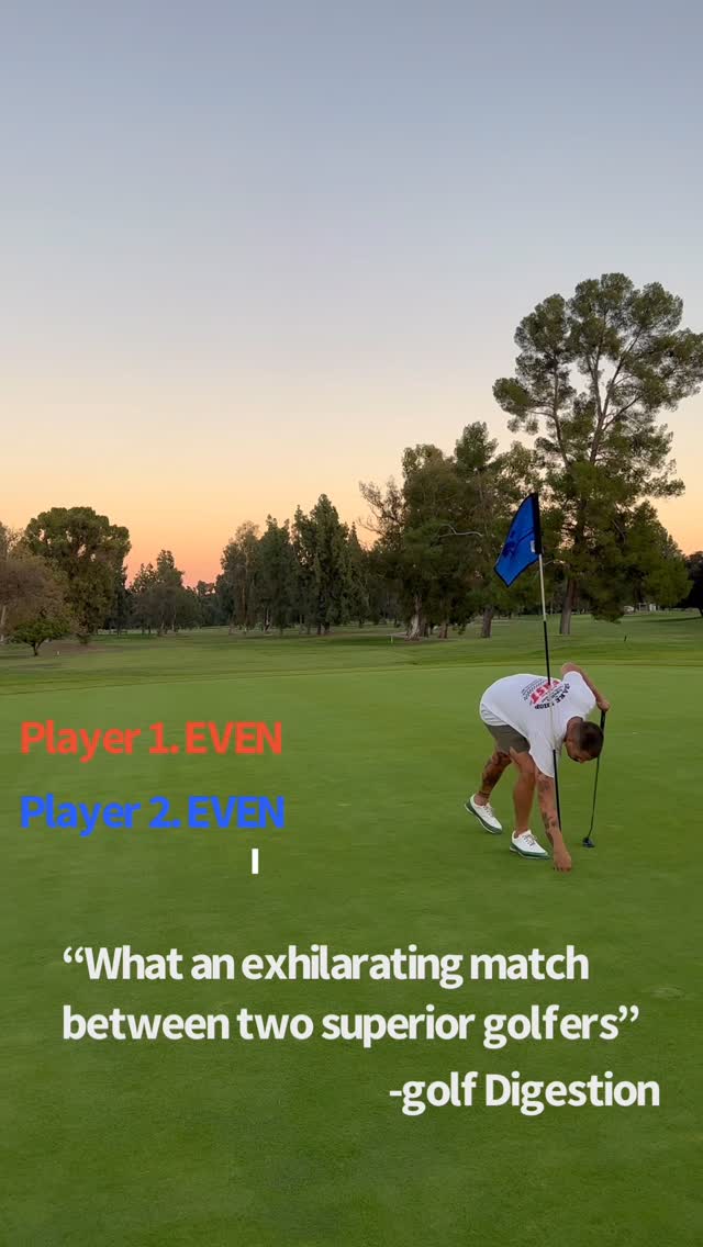 Instagram post by @jordan_wiseley for TaylorMade Golf. Caption reads: 3-Hole match between Player 1 and Player 2! Do you....