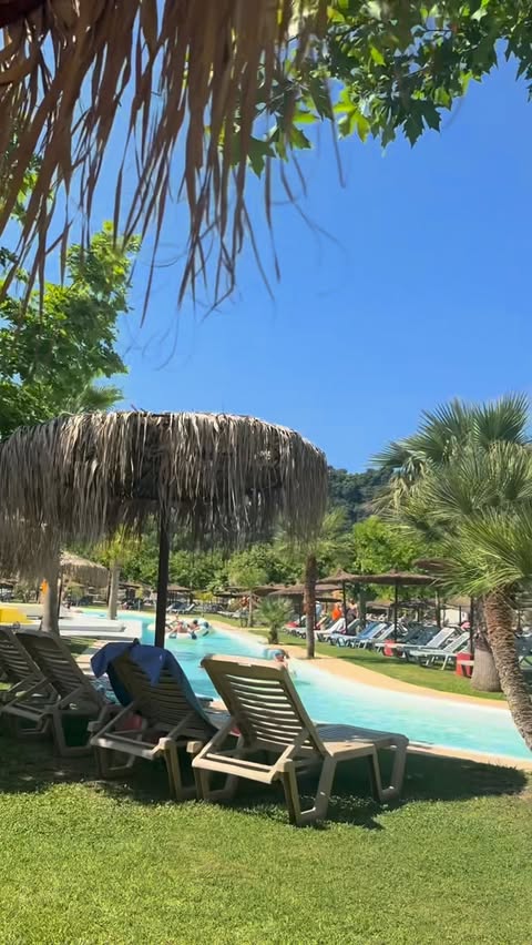Instagram post by @evangelineolualu for Jet2.com & Jet2holidays. Caption reads: AD | Come to Corfu with us! Jet2 made travelling....