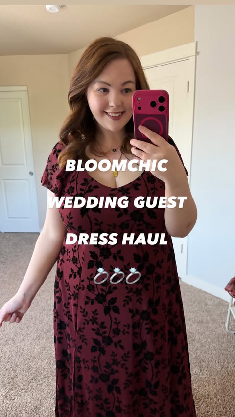 Instagram post by @frugalcurvyfinds for BloomChic. Caption reads: [...] but I’ve found 3 GORGEOUS options from....