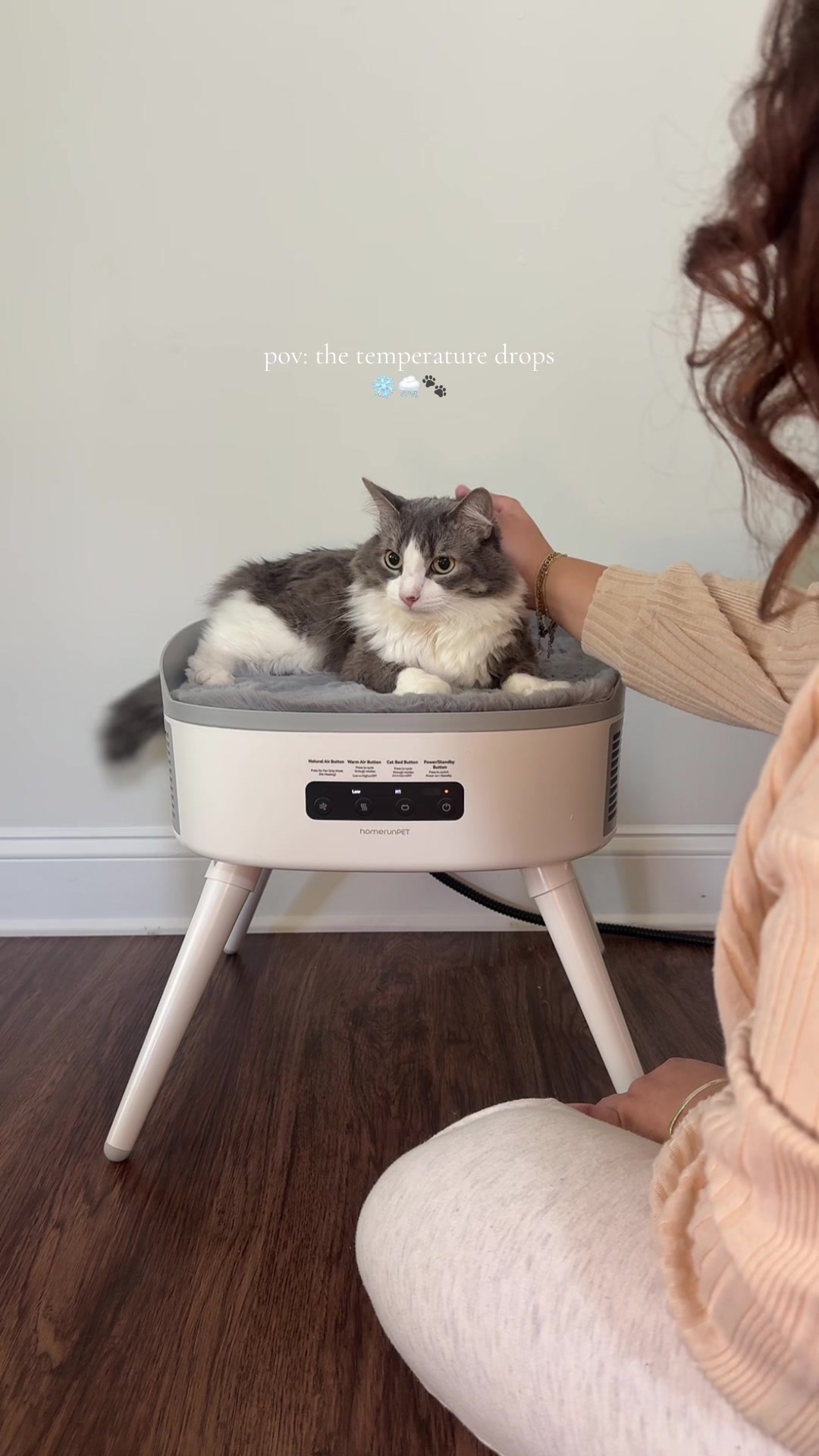 TikTok post by @ashali123_ for Homerunpet. Caption reads: Just in time for Christmas 🎄🐾 #homerunpet....