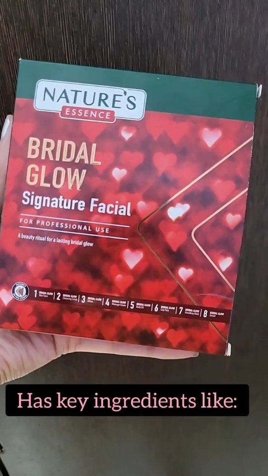Instagram post by @yashika_p98 for Nature’s Essence. Caption reads: My 8 step beauty ritual for a rosy bridal glow....