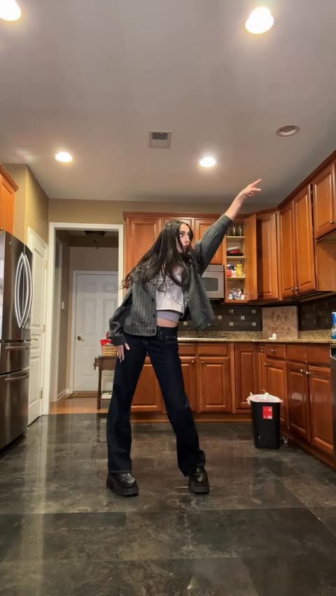 Instagram post by @oliviaalboher for MOTEL. Caption reads: [...] this dance. @mollylong21 Get on THE BUS.....