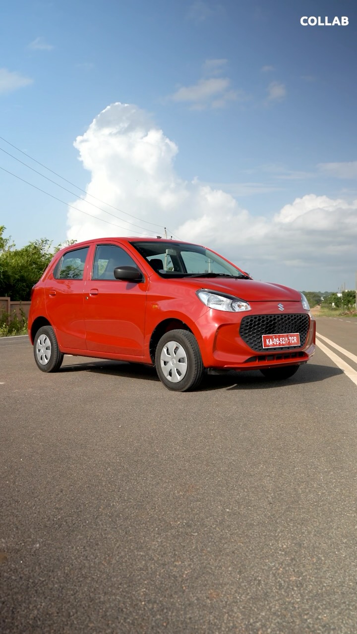 Instagram post by @typical.kannadiga for Maruti Suzuki. Caption reads: #collaboration ನಮ್ಮ ಪ್ರೀತಿಯ Lord AltoK10 is back....