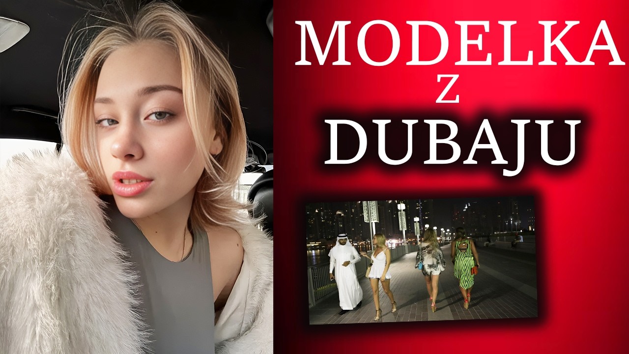 YouTube post by @podcastykryminalne for empik. Caption reads: A model went to Dubai and disappeared... I Podcast.