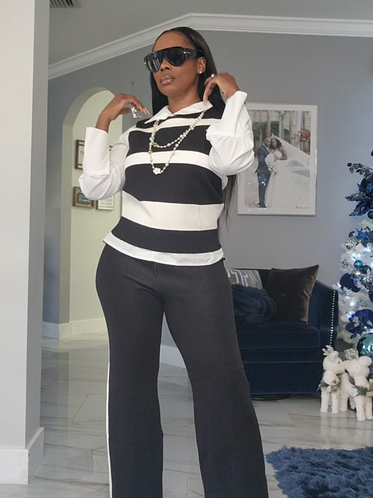 TikTok post by @nakiabeauty692 for ChicMe. Caption reads: I had two get this cute and comfortable set in....