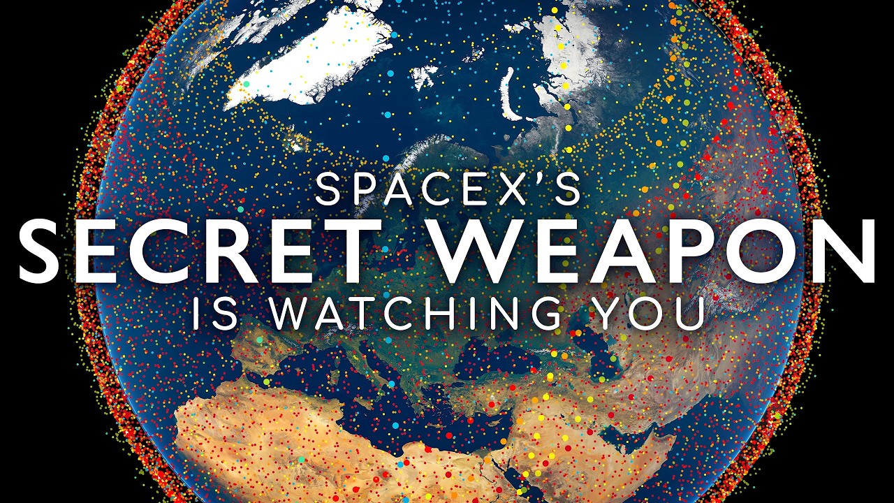 YouTube post by @astrumspace for SpaceX. Caption reads: SpaceX's Military Project It Doesn't Want You to....