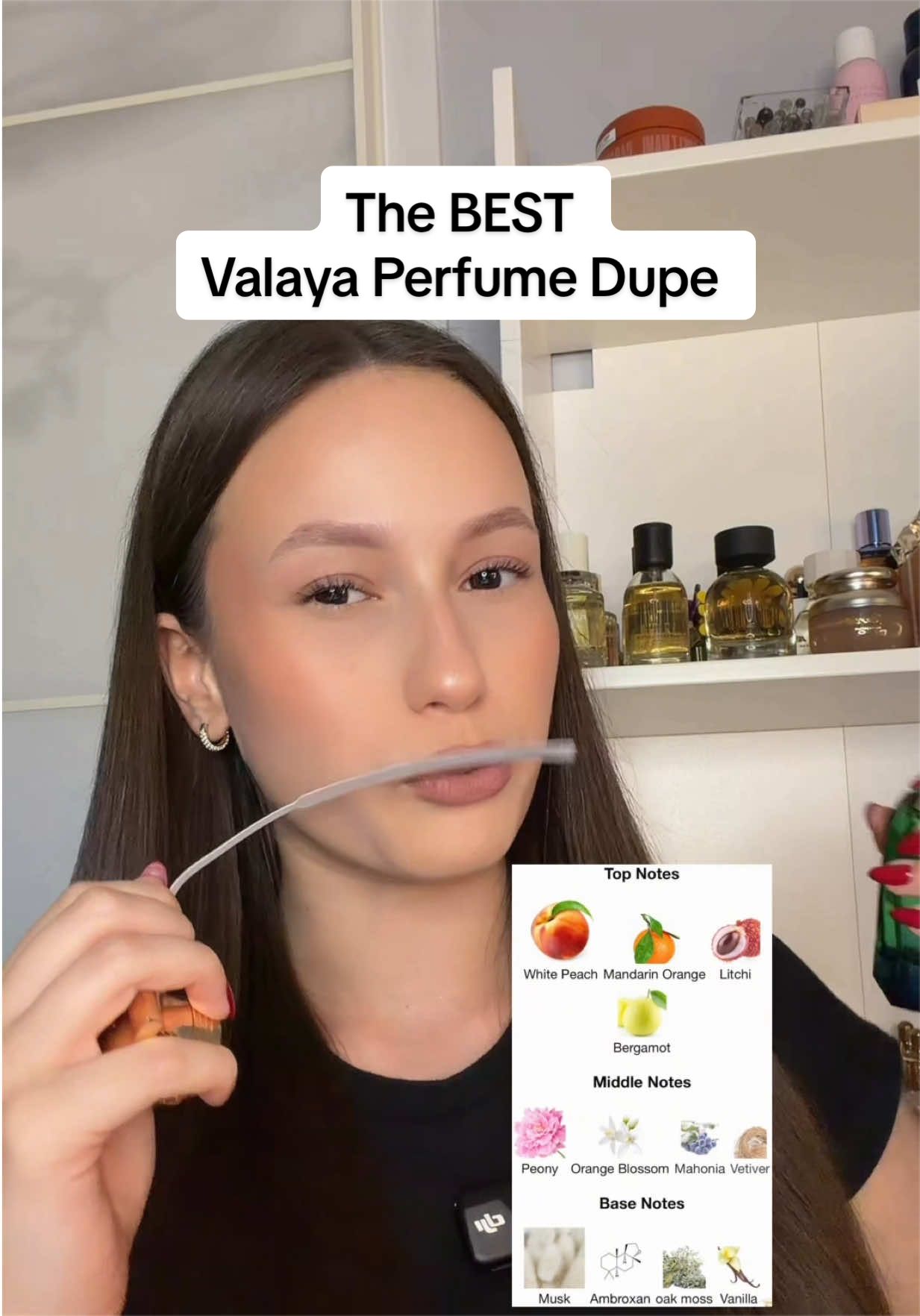 TikTok post by @anasfragranceoutlet for Afnan Perfumes. Caption reads: [...] #affordableperfume #fyp @Afnan Perfumes.