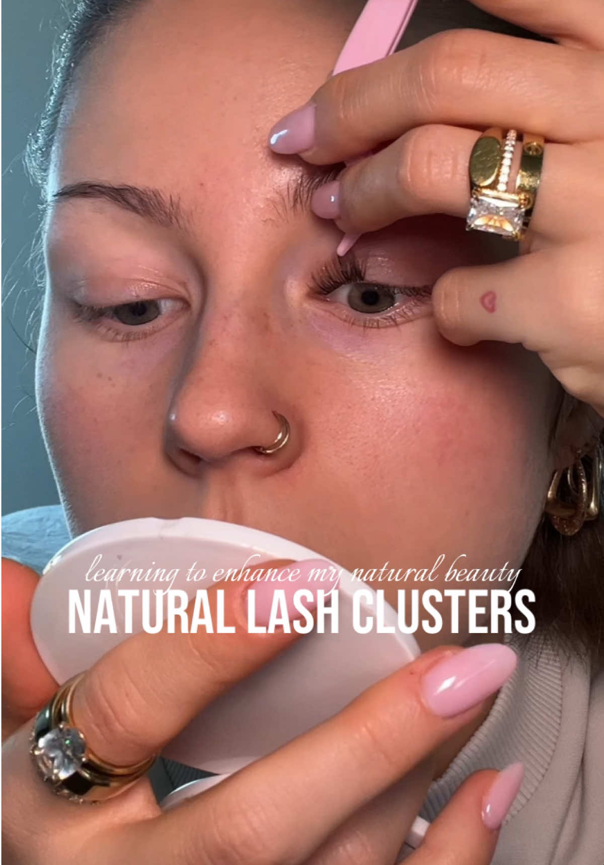 TikTok post by @jocelynmeiere for TATTI LASHES. Caption reads: [...] is starting off strong with Tres Chic from....