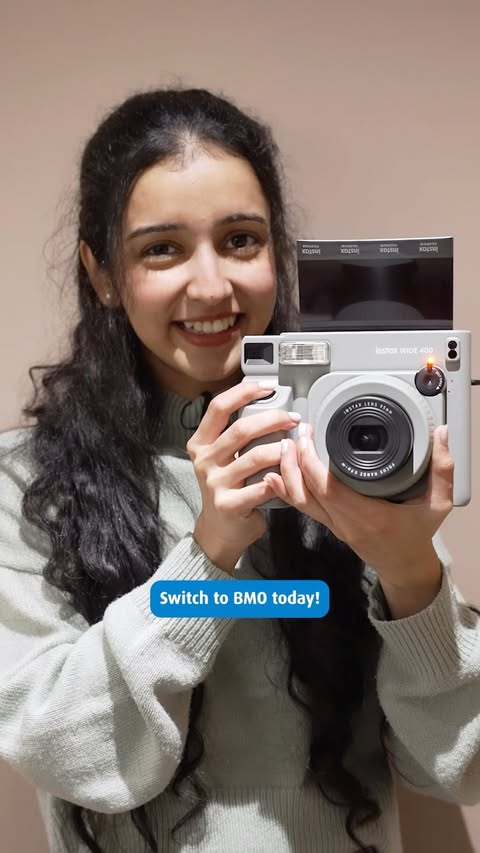 Instagram post by @shravani_abhang for BMO. Caption reads: [...] finally got to pick one after opening my BMO....
