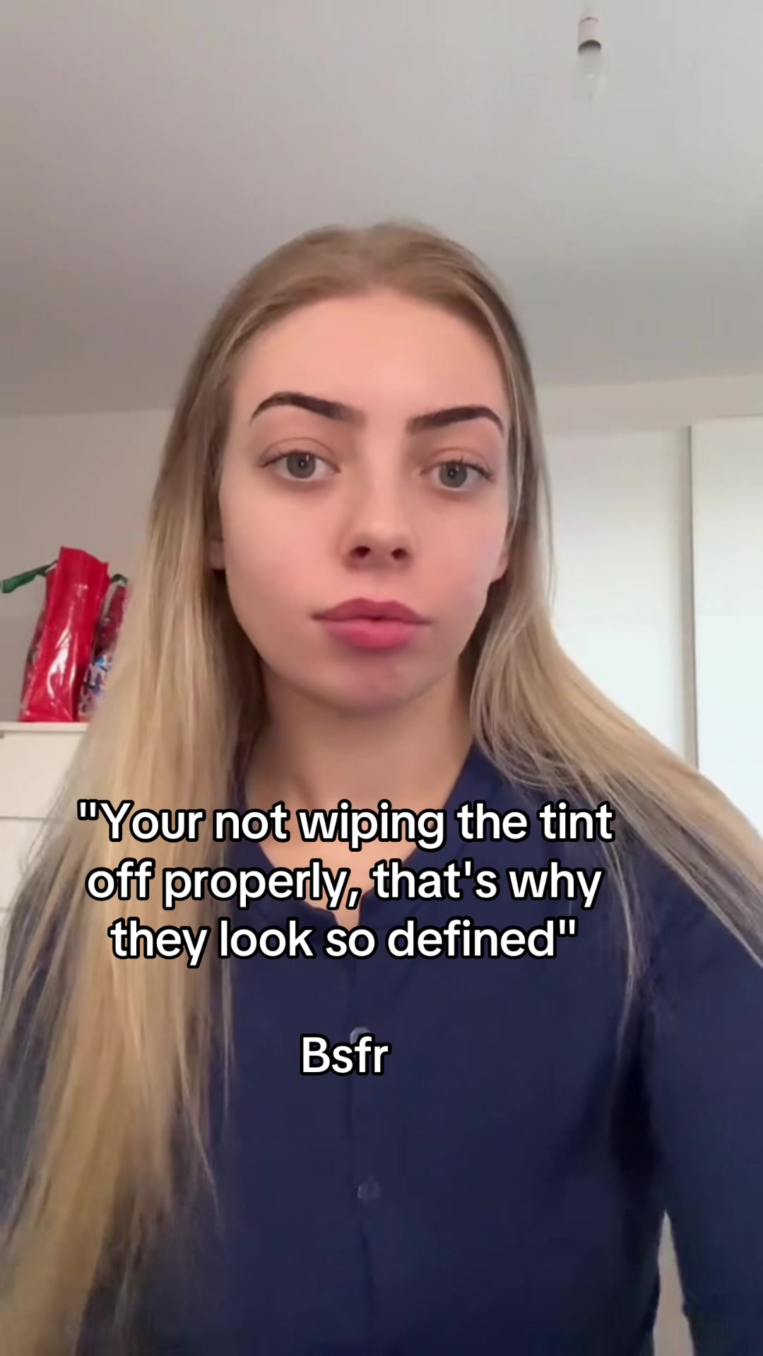 TikTok post by @elliefarehamx for Eylure. Caption reads: [...] my eyebrow hairs would rip out fr @EYLURE....