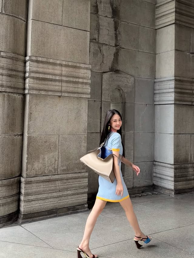 Instagram post by @yitzenn for Fendi. Caption reads: I love bright colors—just like Fendi’s S/S....