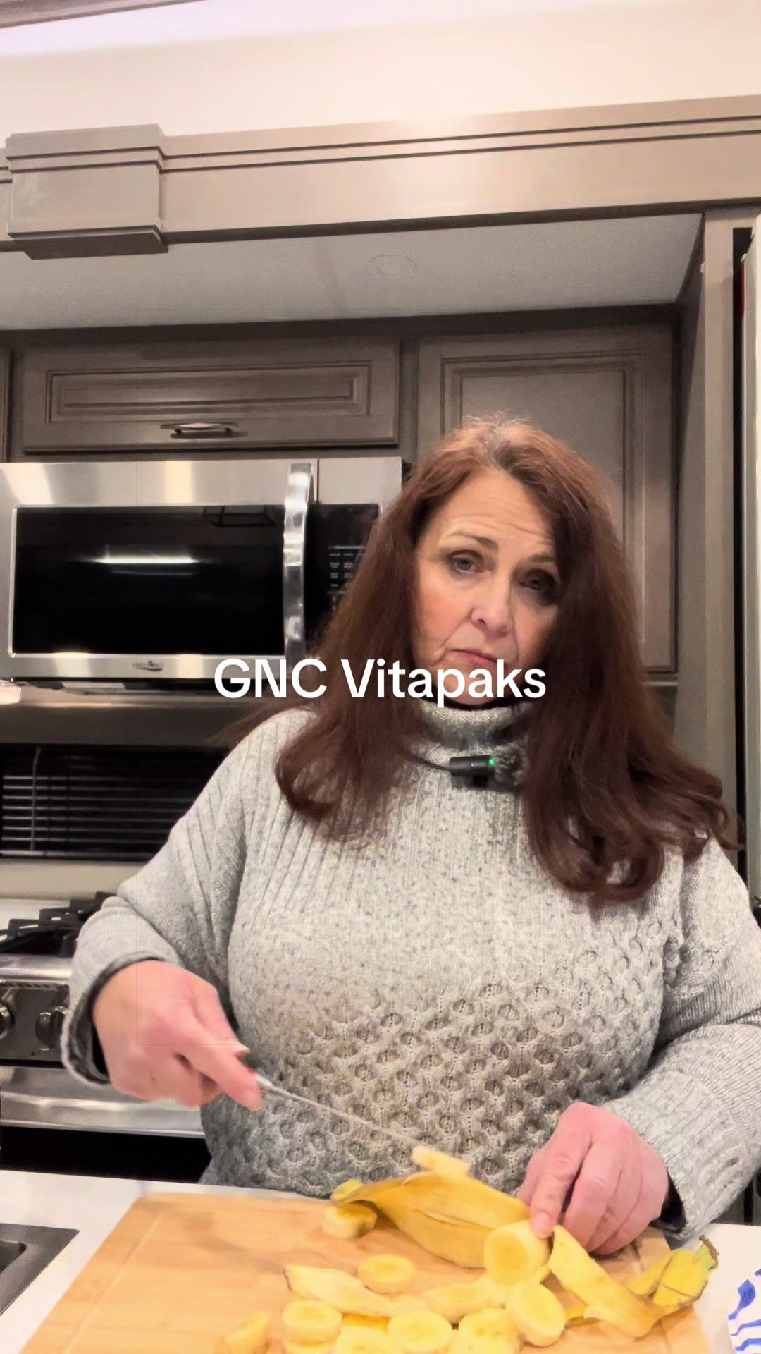 TikTok post by @wendy93379 for GNC. Caption reads: GNC Vitapaks are curated for overall wellness....