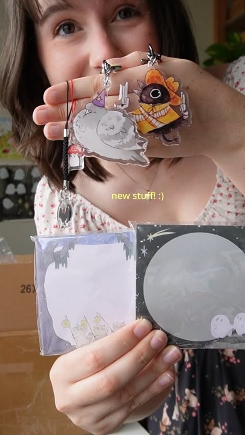 Instagram post by @angryseagullnoises for Vograce. Caption reads: GIFTED 🐞 Weee new stuff!! @vograce_official....