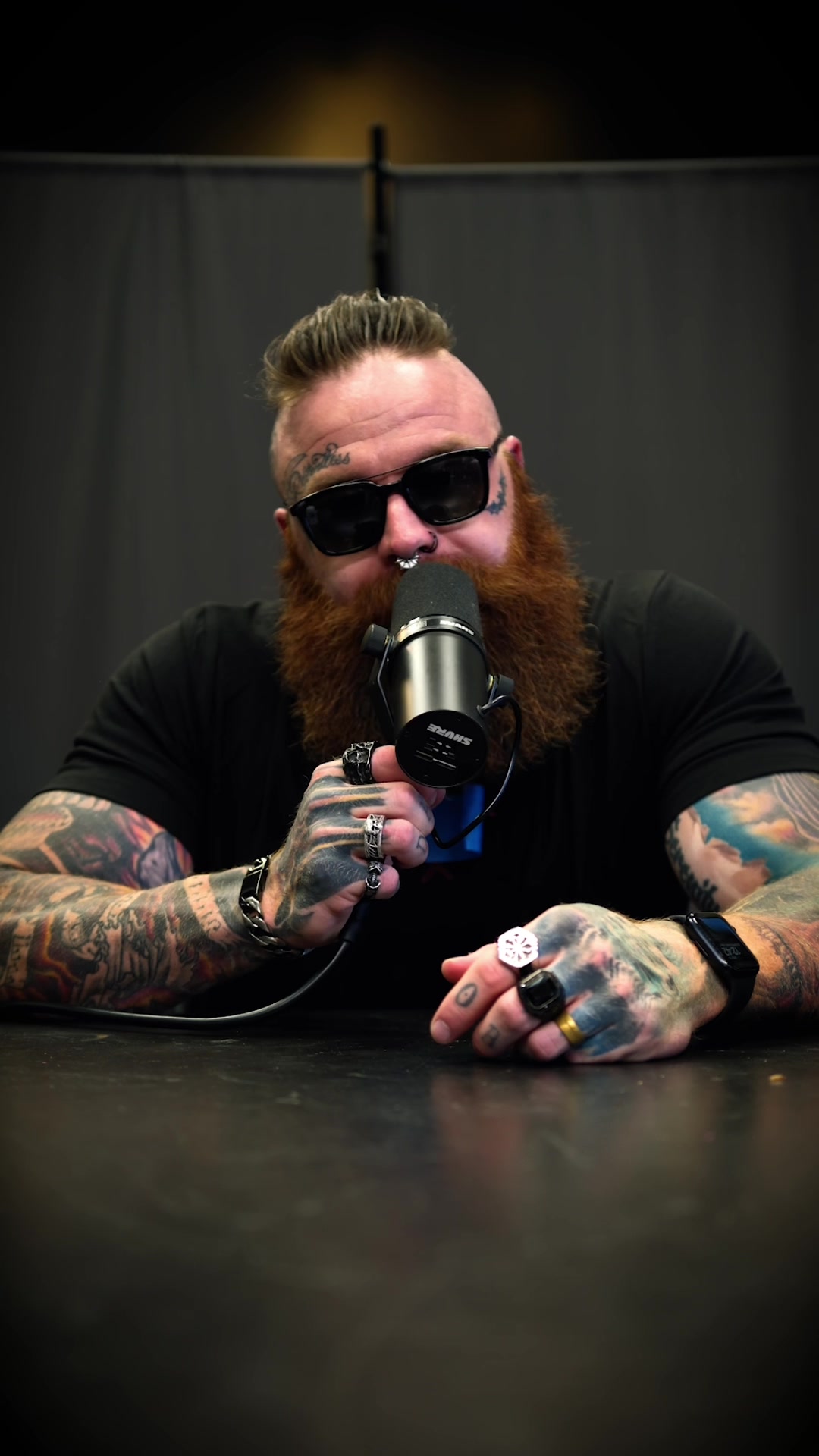 TikTok post by @ironsanctuary for Axe & Sledge Demo Crew. Caption reads: I have an announcement. @Axe & Sledge Supplements .