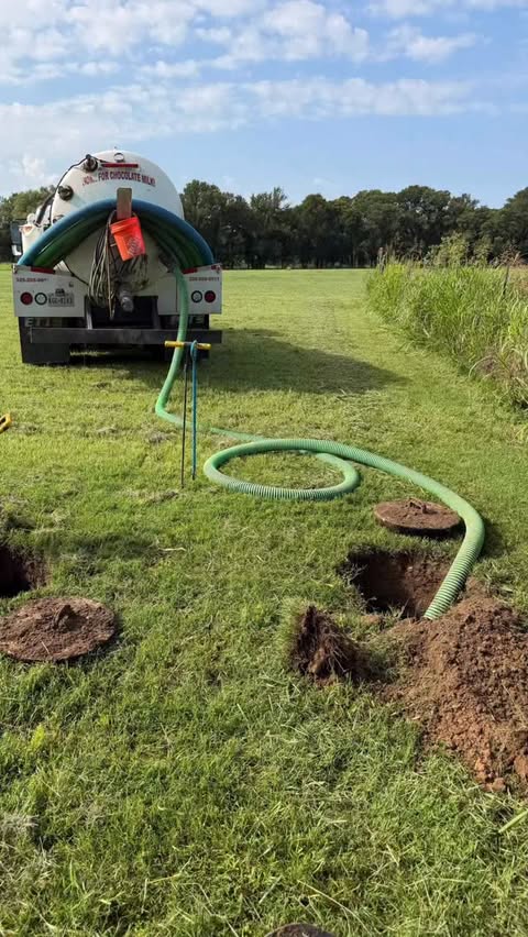 Instagram post by @poorpumpersociety for Jobber. Caption reads: [...] pumping. #poorpumpersociety #septictank....