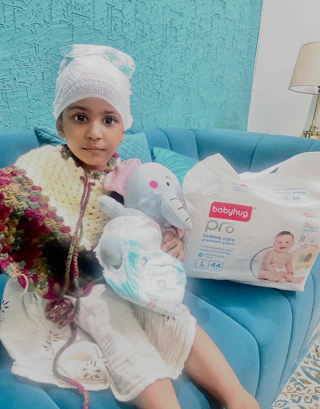 Instagram post by @rasbhariwania for Babyhug. Caption reads: #collaboration with @babyhug @FirstcryIndia As....