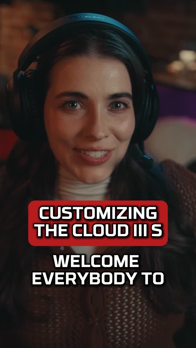 Instagram post by @justseum for HyperX. Caption reads: New headset, but make it ✨ aesthetic ✨

Watch....