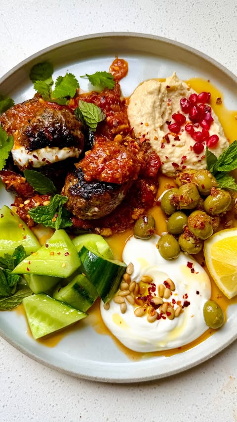 Instagram post by @melies_kitchen for Woolworths. Caption reads: [...] Lamb Koftas! Inspired by the new....