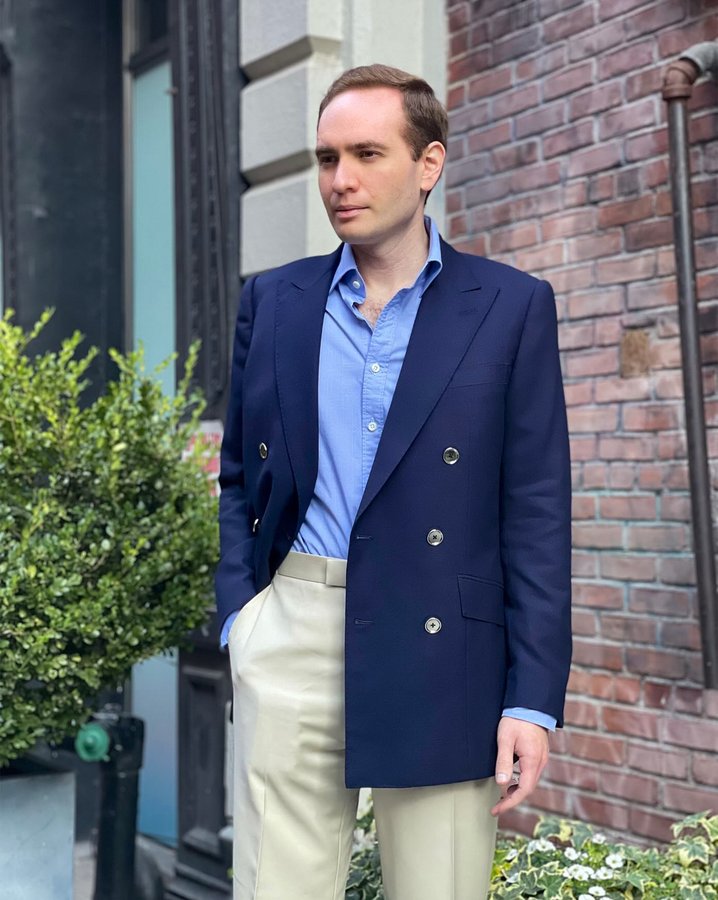 Instagram post by @bondsuits for Proper Cloth. Caption reads: [...] choppa! I got a beautiful shirt from....