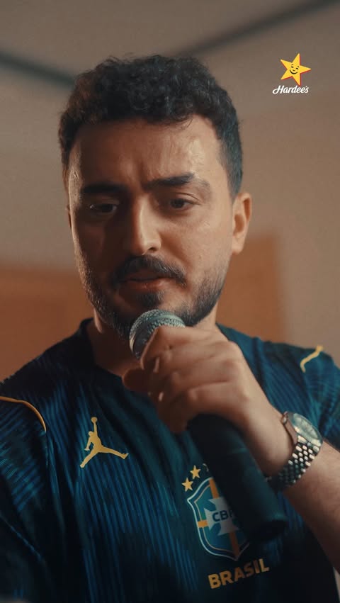Instagram post by @kawarsalah for Hardee's. Caption reads: هەر یاریەک دگەل كومبویاكا سەرکەفتی دهێت، تو....
