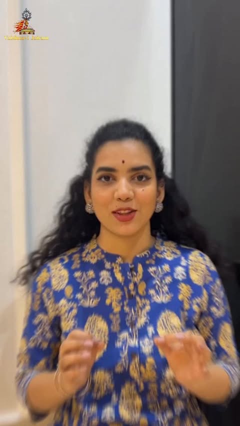 Instagram post by @vaishnavi_jairam for Sri Mandir. Caption reads: ✨ Want to leave all the negativity of 2025 in 2025....