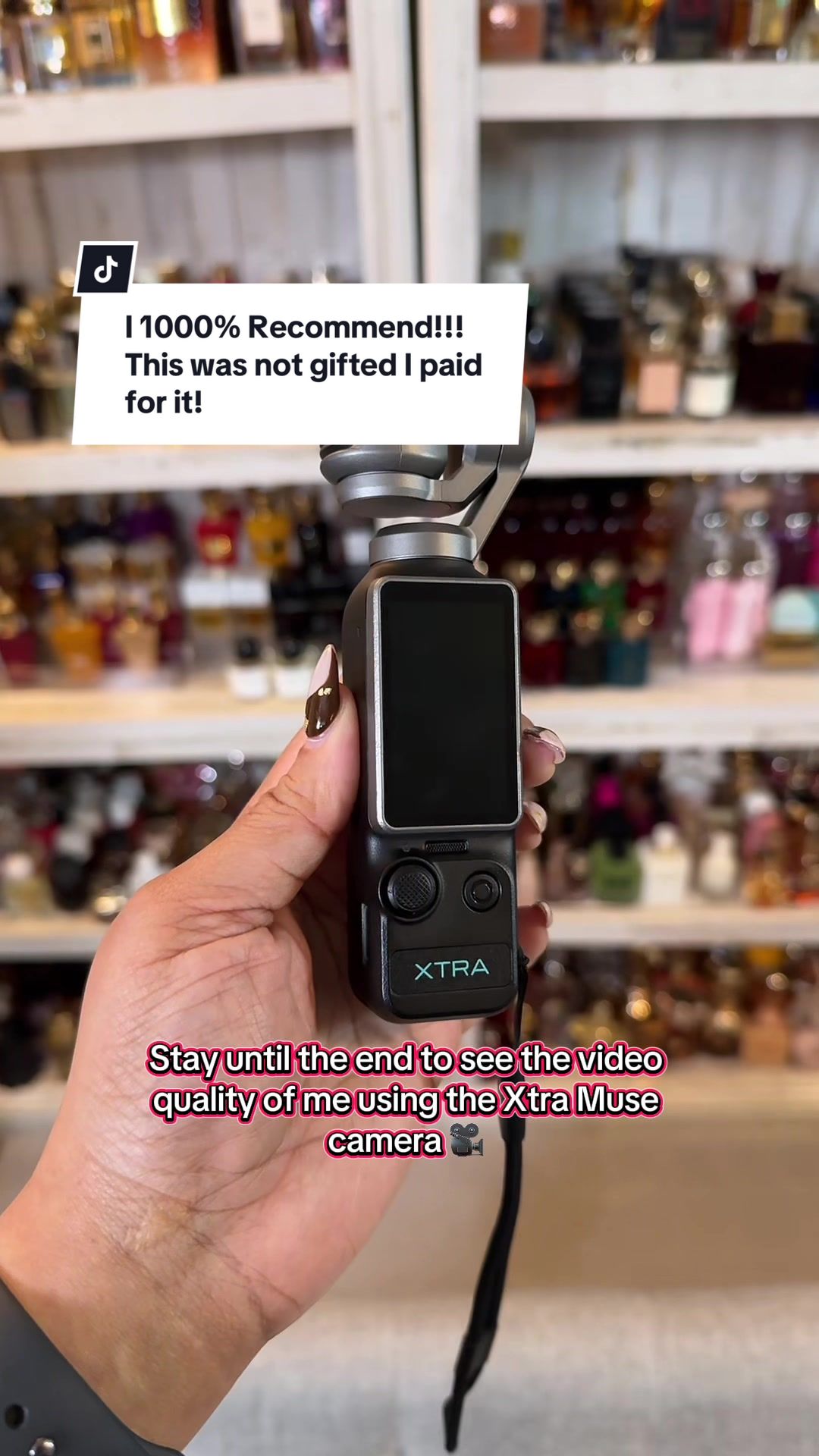 TikTok post by an influencer for TikTok Shop. Caption reads: [...] #vlogging #amazingdeal #tiktokshop....
