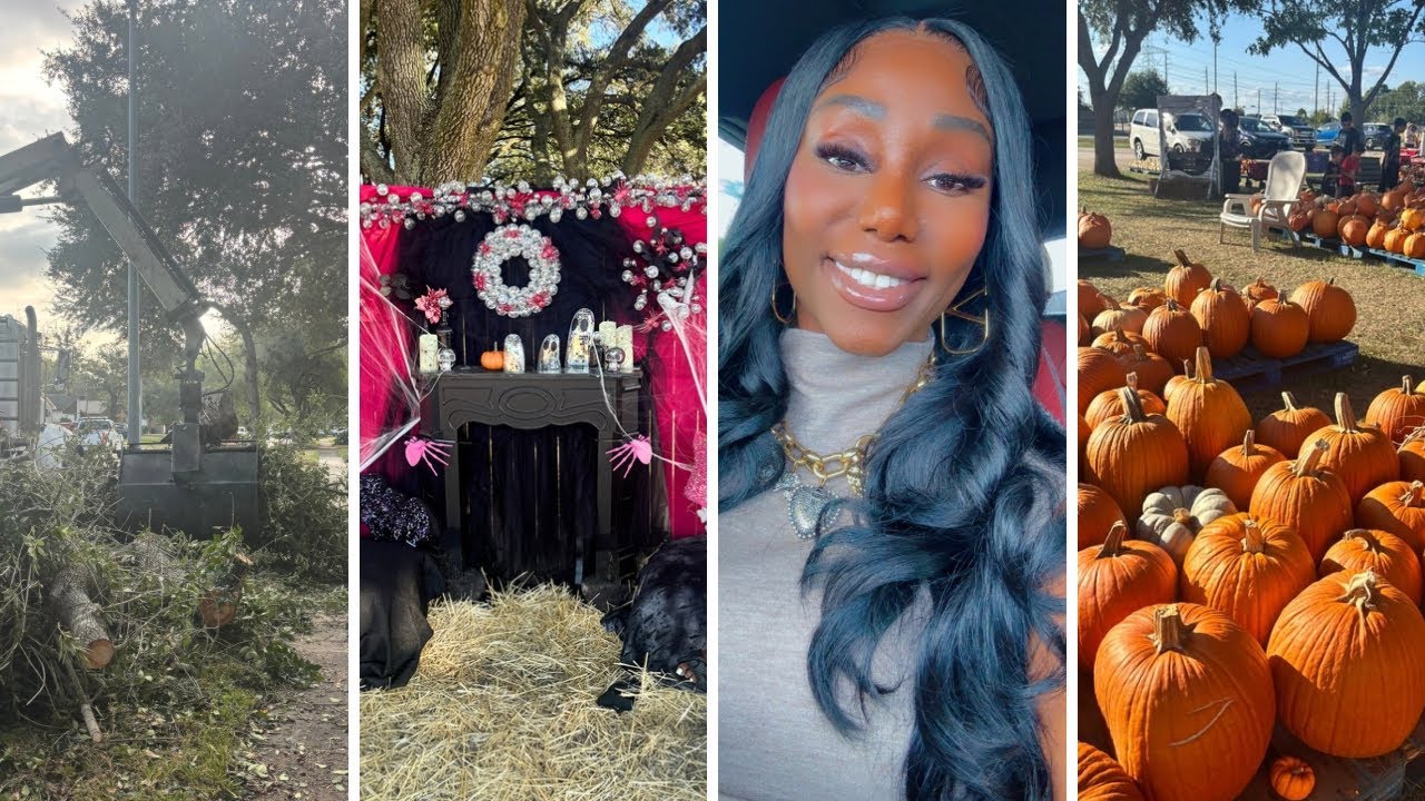 YouTube post by @JayCorine for Rose Forever. Caption reads: VLOGTOBER: Solo rode trip, Pumpkin 🎃 patch, Home....