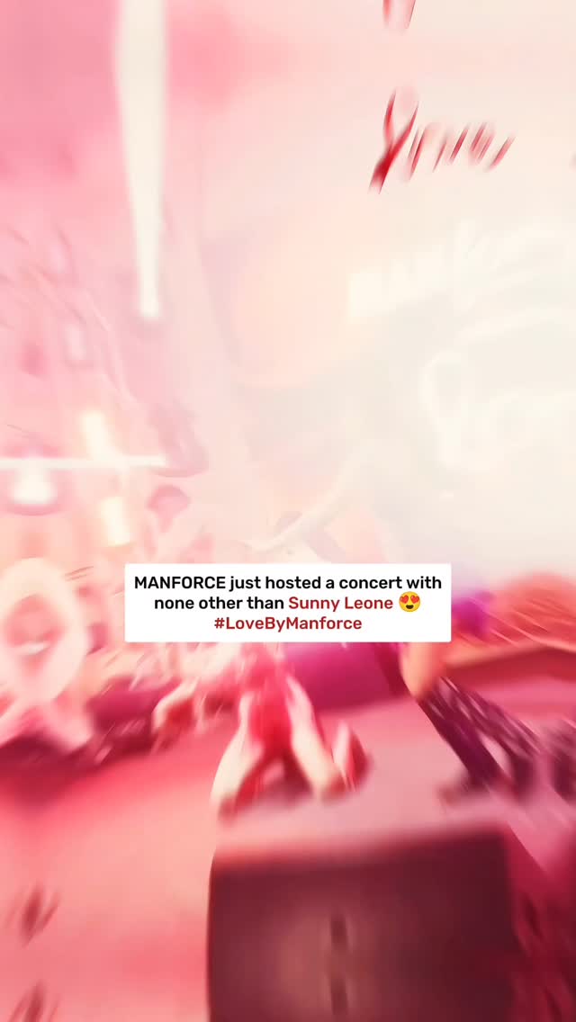 Instagram post by @crush4ever.in for Manforce Condoms. Caption reads: This is what happens when MANFORCE CONDOMS turns a....