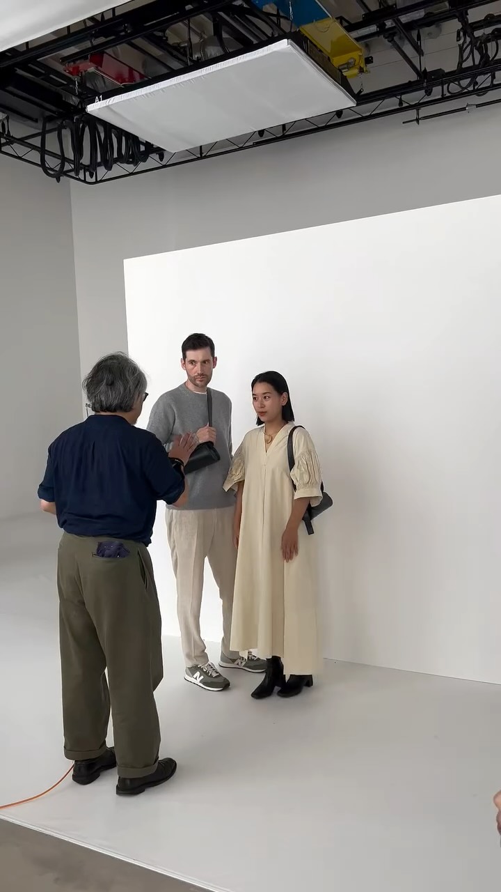 Instagram post by @a.a.murakami for JIL SANDER. Caption reads: Found some videos of us being shot for @jilsander....