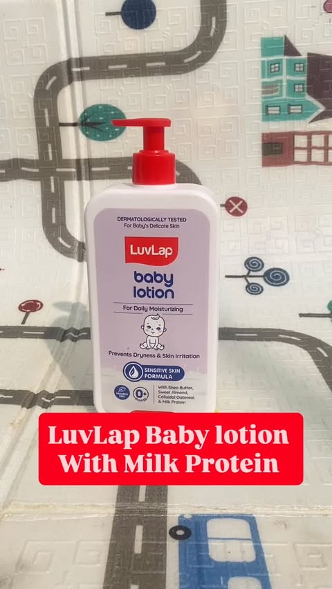 Instagram post by @cute_little_boy_namish for LuvLap. Caption reads: [...] skin deserves the gentlest care 🤍
LuvLap....