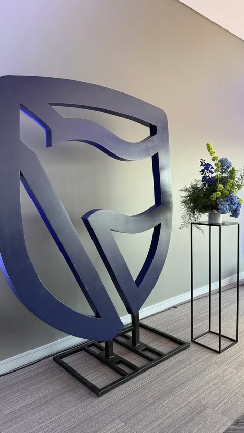 Instagram post by @rebasem for Standard Bank. Caption reads: [...] an amazing time the other day with Standard....