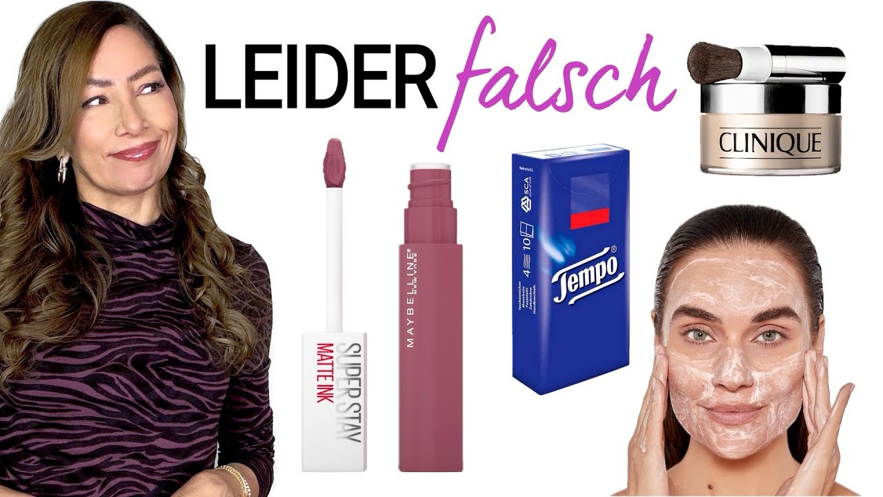 YouTube post by @natashagibsongermany for ARMEDANGELS. Caption reads: 5 VERY TYPE BEAUTY MISTAKES in Winter 🥶.