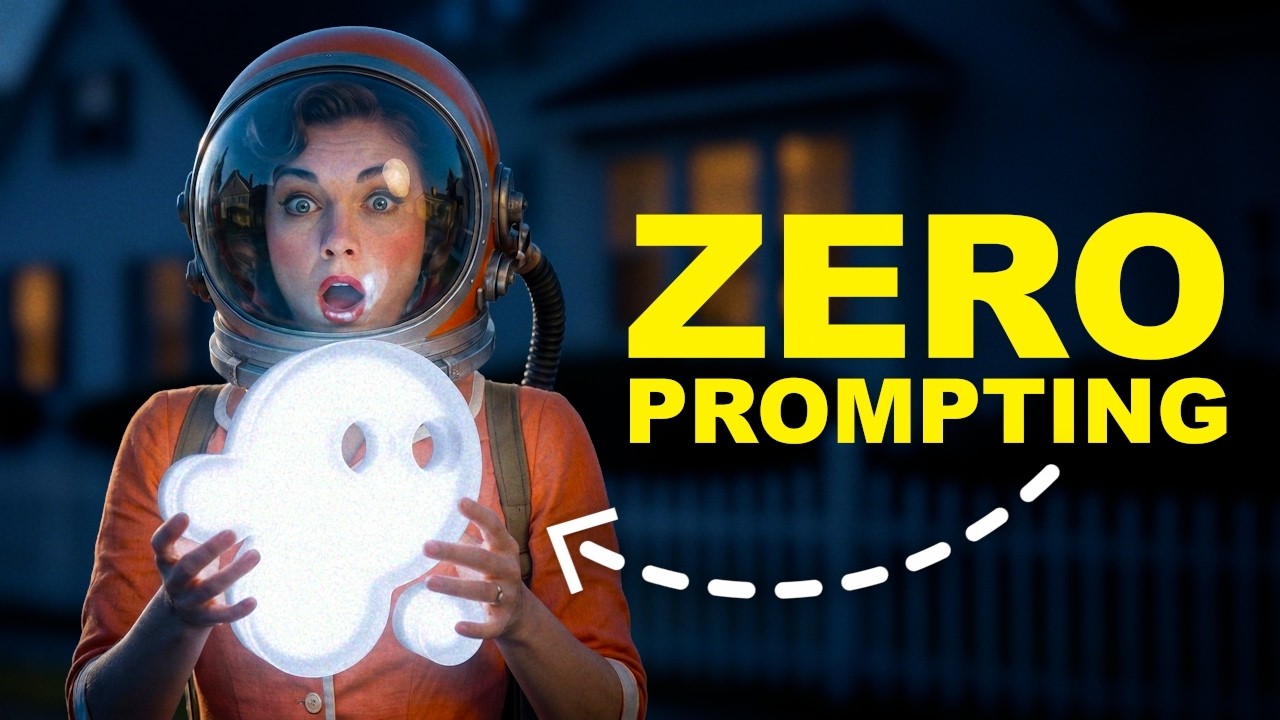 YouTube post by @JackVsAI for Invideo Creators. Caption reads: STOP Writing Prompts For Your AI Films — This....