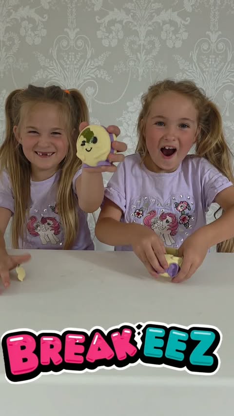 Instagram post by @trot_on_twins for Vivid Toy Group. Caption reads: 🎁 Gifted | The cutest surprise unboxing! 💖 We've....