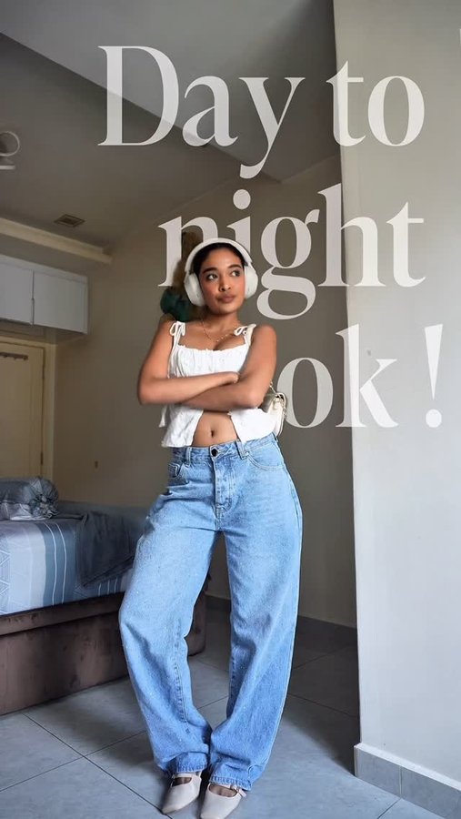 Instagram post by @khesyinii for The Tinsel Rack. Caption reads: Day to night look with @thetinselrack 🤍

Got a....