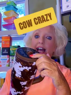 TikTok post by @tammycroft1 for Ice Shaker. Caption reads: [...] #deals #waterbottle #cow @Ice Shaker.