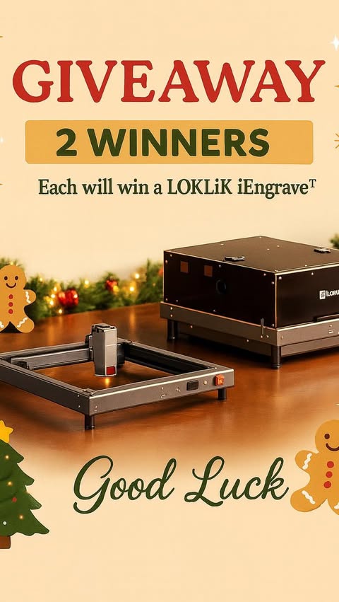 Instagram post by @artzyzeyla for HTVRONT. Caption reads: ✨ 2 Winners! Christmas Giveaway with @htvront....