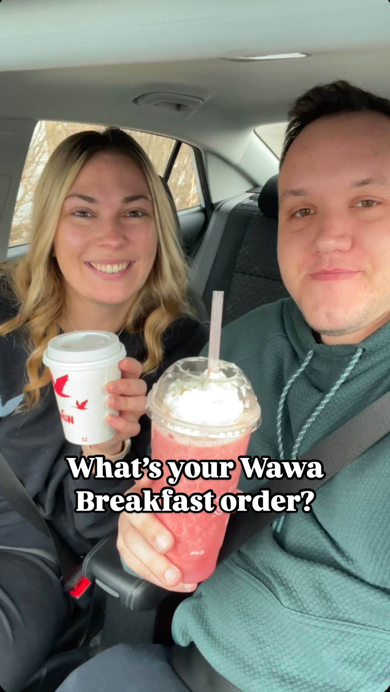 Instagram post by @fosterthefoodie for WAWA. Caption reads: Mornings with @Wawa = the perfect start to our day....