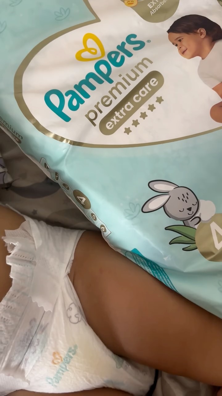 Instagram post by @kaoutaressemmami for Pampers. Caption reads: Spend the morning with us 🫶🏻
I’m so grateful for....