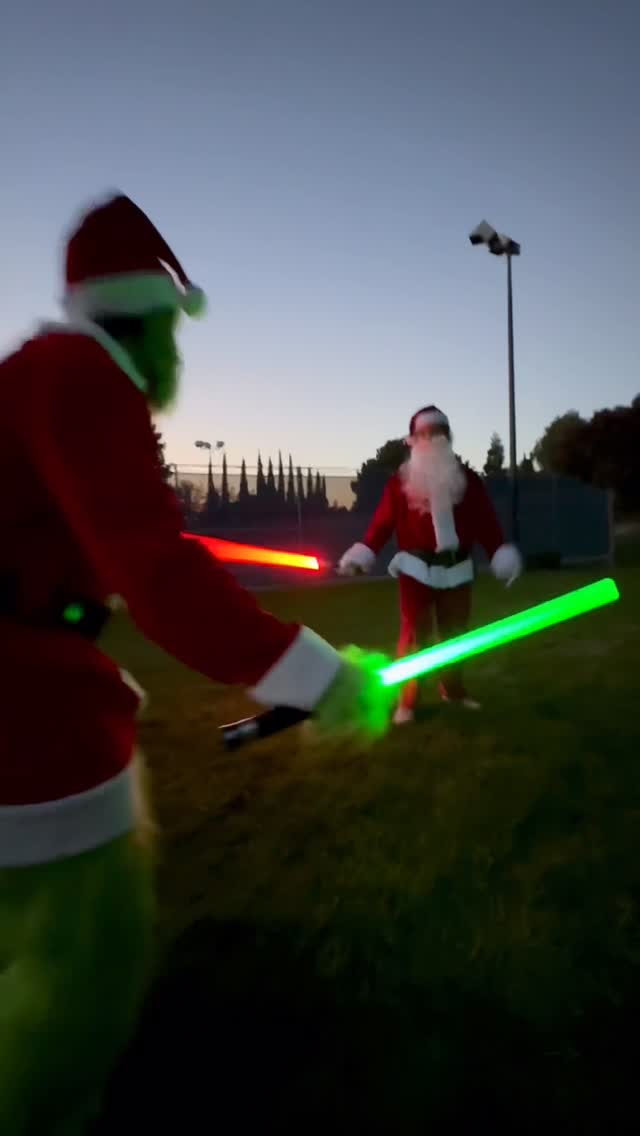Instagram post by @wills_firebending for NSabers. Caption reads: deciding whether there will be xmas this year the....