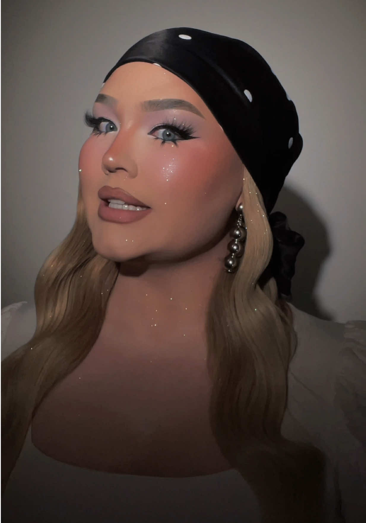 TikTok post by @nikkietutorials for ONE SIZE BEAUTY. Caption reads: EUROPE!!! The sparkle era IS HERE ✨ @ONE SIZE....