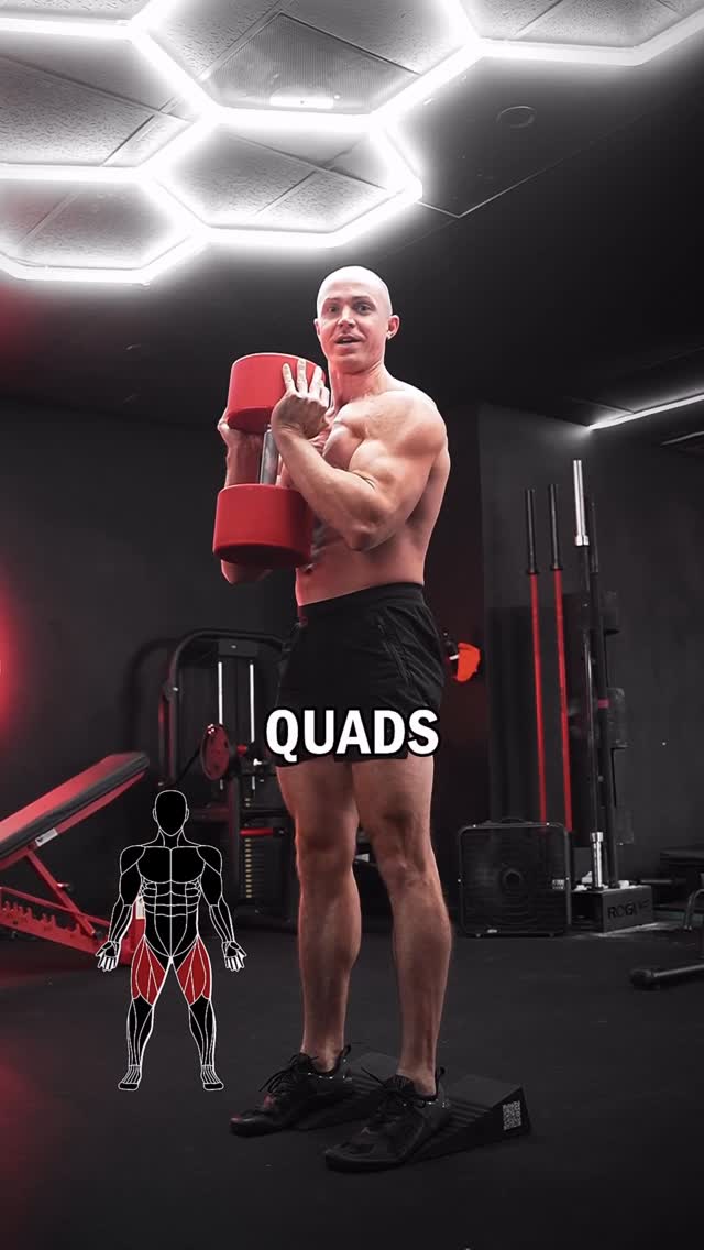 Instagram post by @alex_lueth for Transparent Labs. Caption reads: Squats, quad vs. glute bias

Quad bias / dominant....