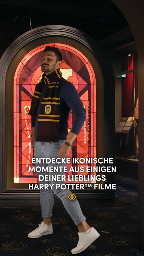 Instagram post by @harrypotter_exhibition for Harry Potter. Caption reads: Harry Potter: The Exhibition is now open in [...].